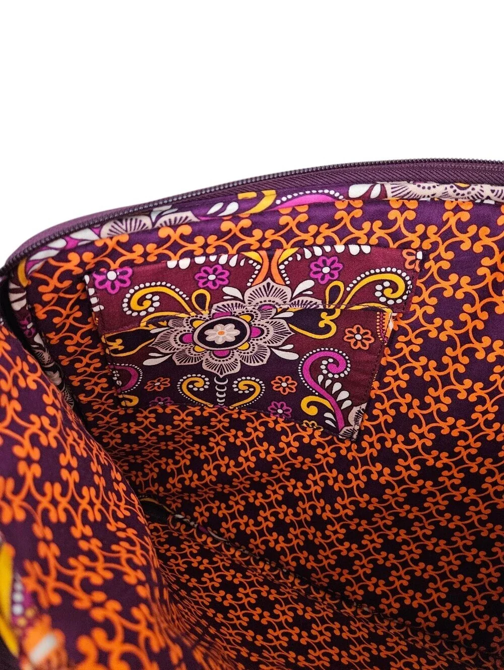 Vera Bradley Floral Safari Sunset Laptop Computer Carrier Case Sleeve Quilted